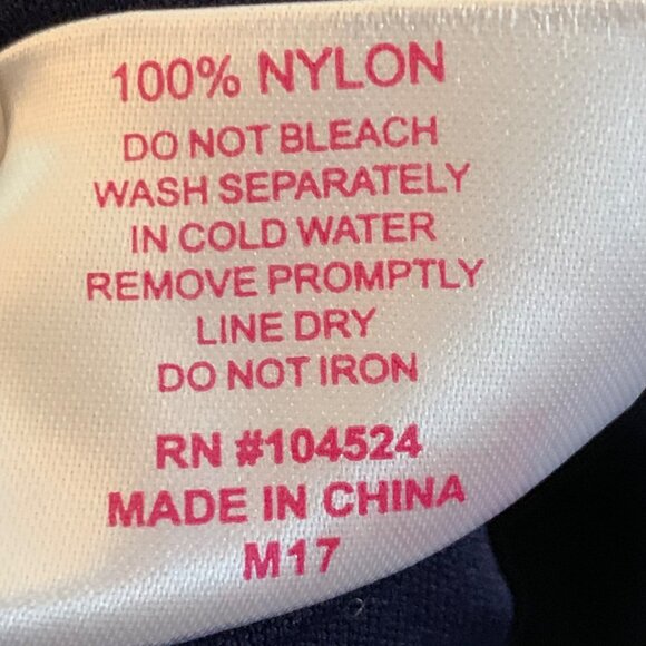 Cheer Fantastic Long Sleeve Bodysuit Leotard Mockneck Zip Back M Navy Blue - Picture 9 of 9